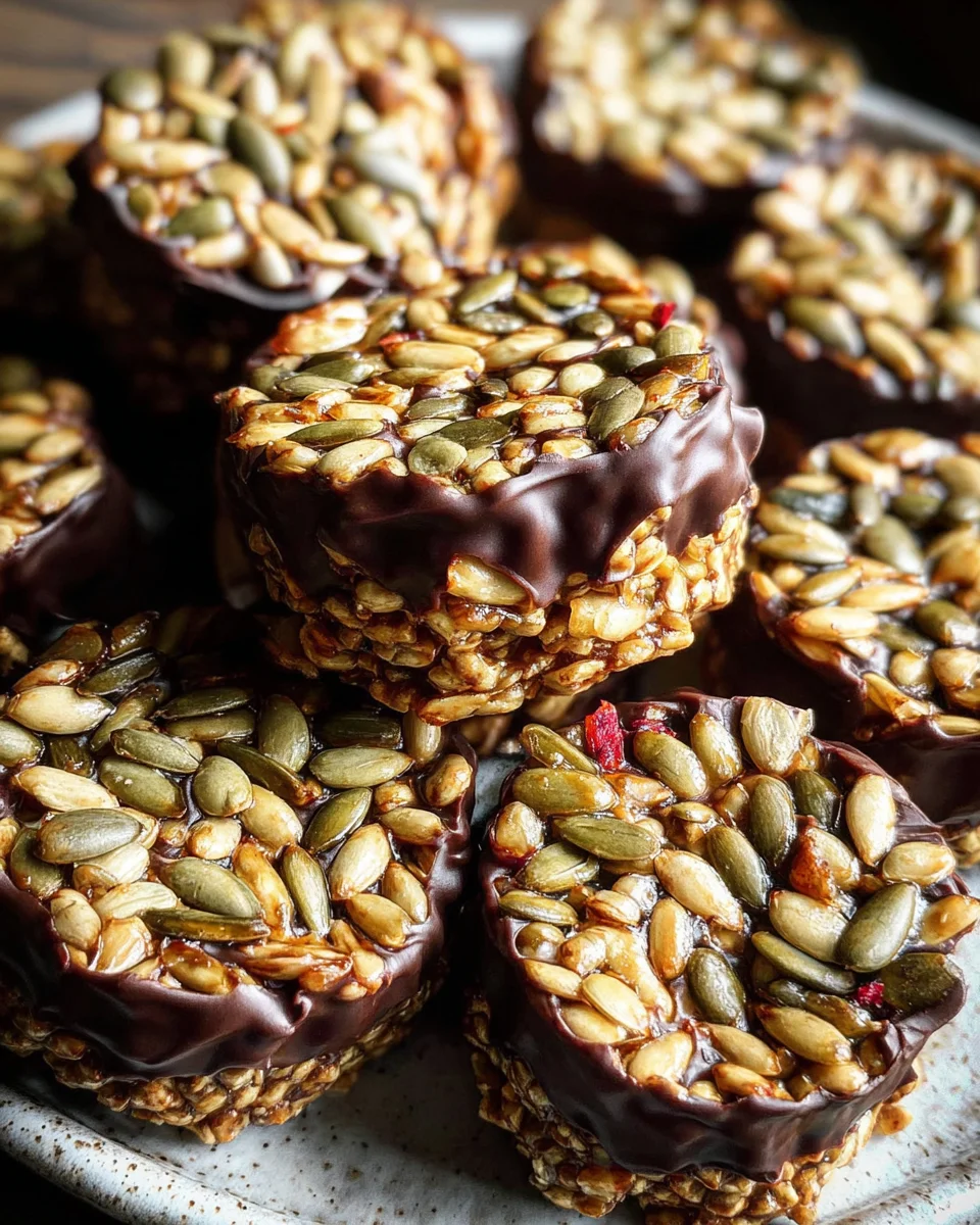 4-Ingredient Sunflower Seed Chocolate Bites