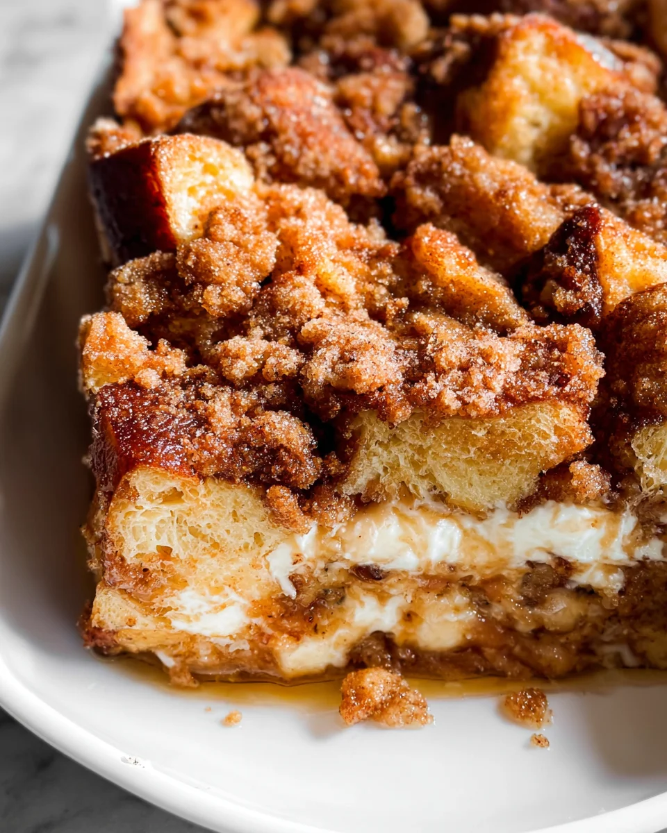 Baked Cream Cheese French Toast Casserole