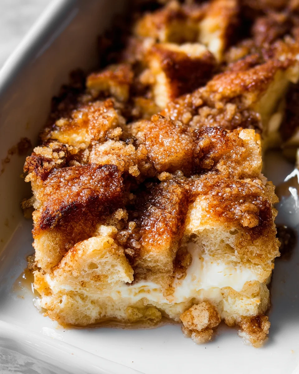 Baked Cream Cheese French Toast Casserole 25 Baked