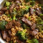 Beef and Broccoli Ramen Stir Fry