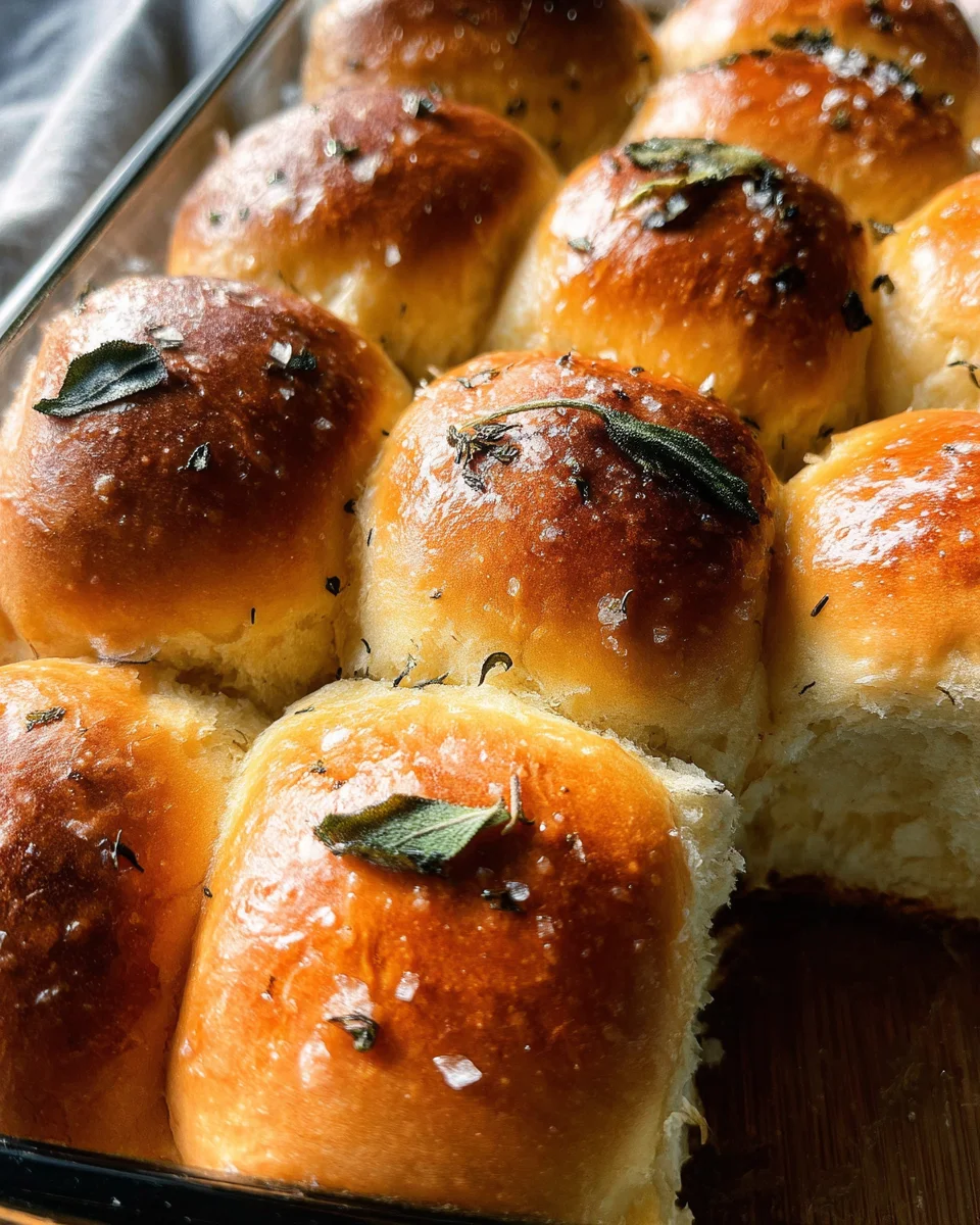 Brown Butter Sage Dinner Rolls 20 Brown