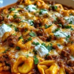Cheesy Beef Enchilada Tortellini