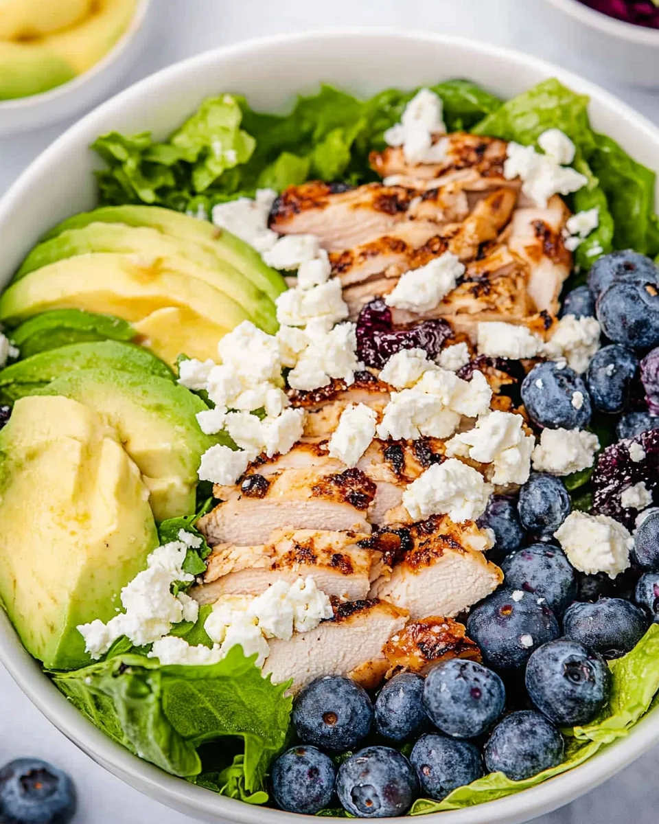 Chicken Blueberry Feta Salad