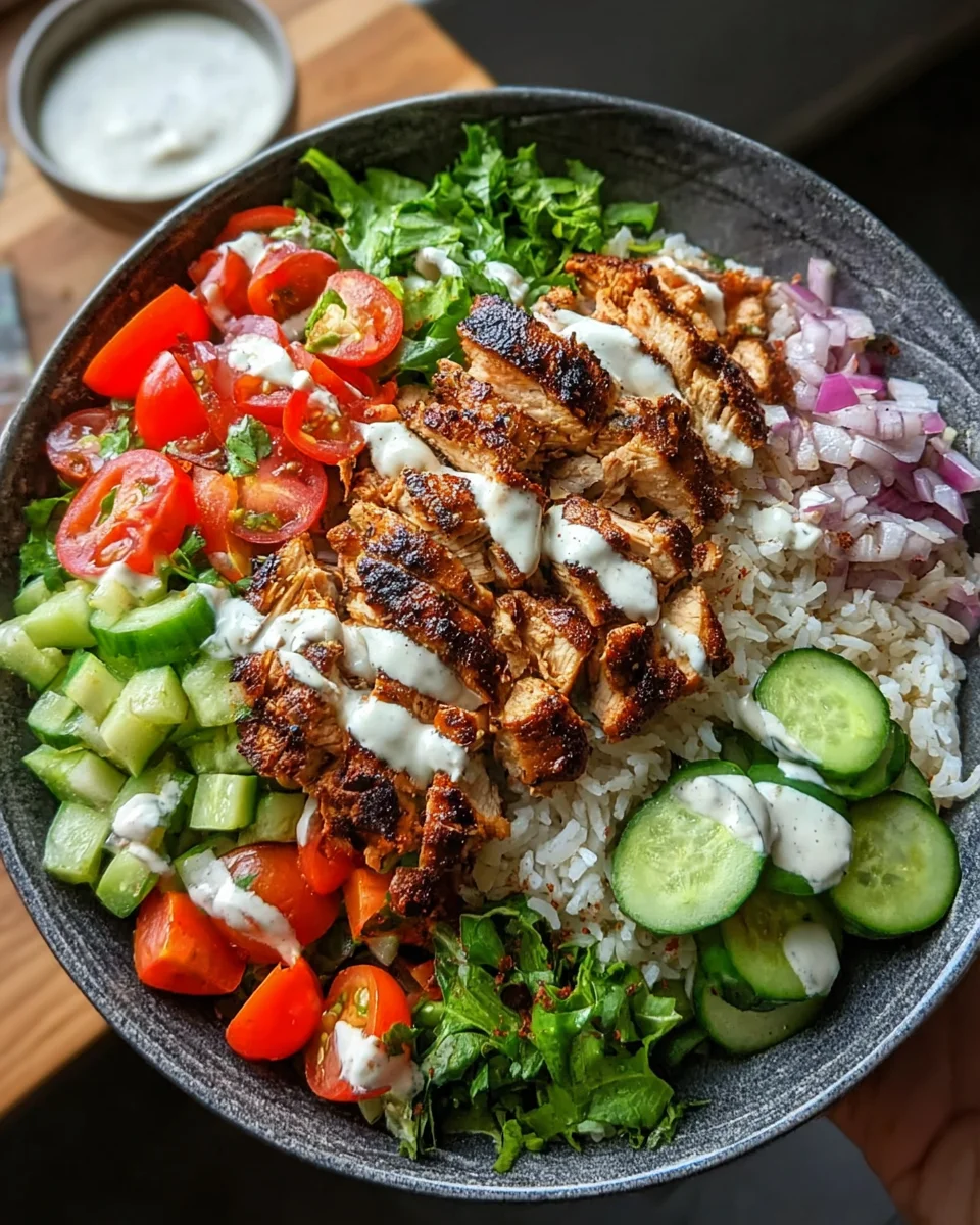Chicken Shawarma Bowl Recipe
