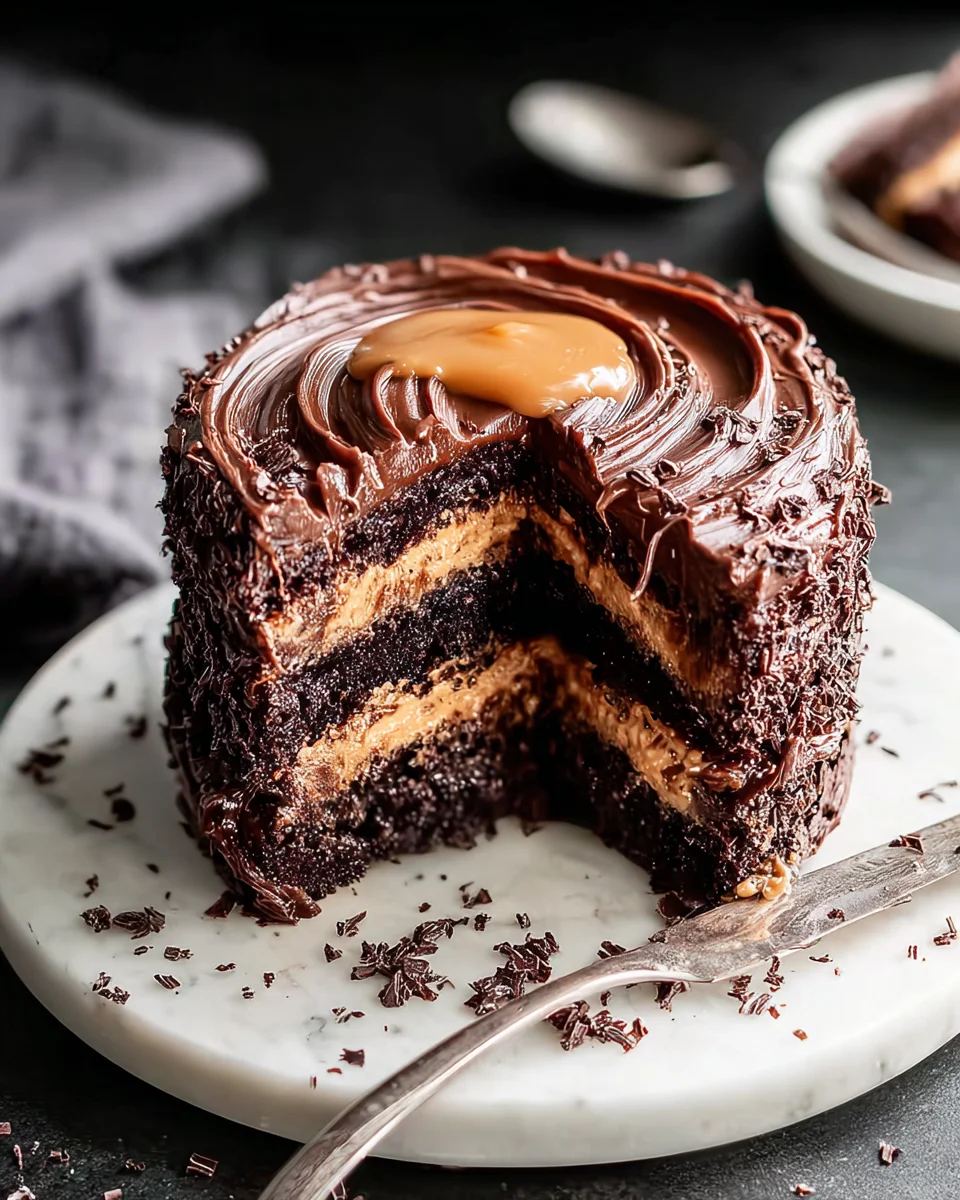 Chocolate Dulce de Leche Cake
