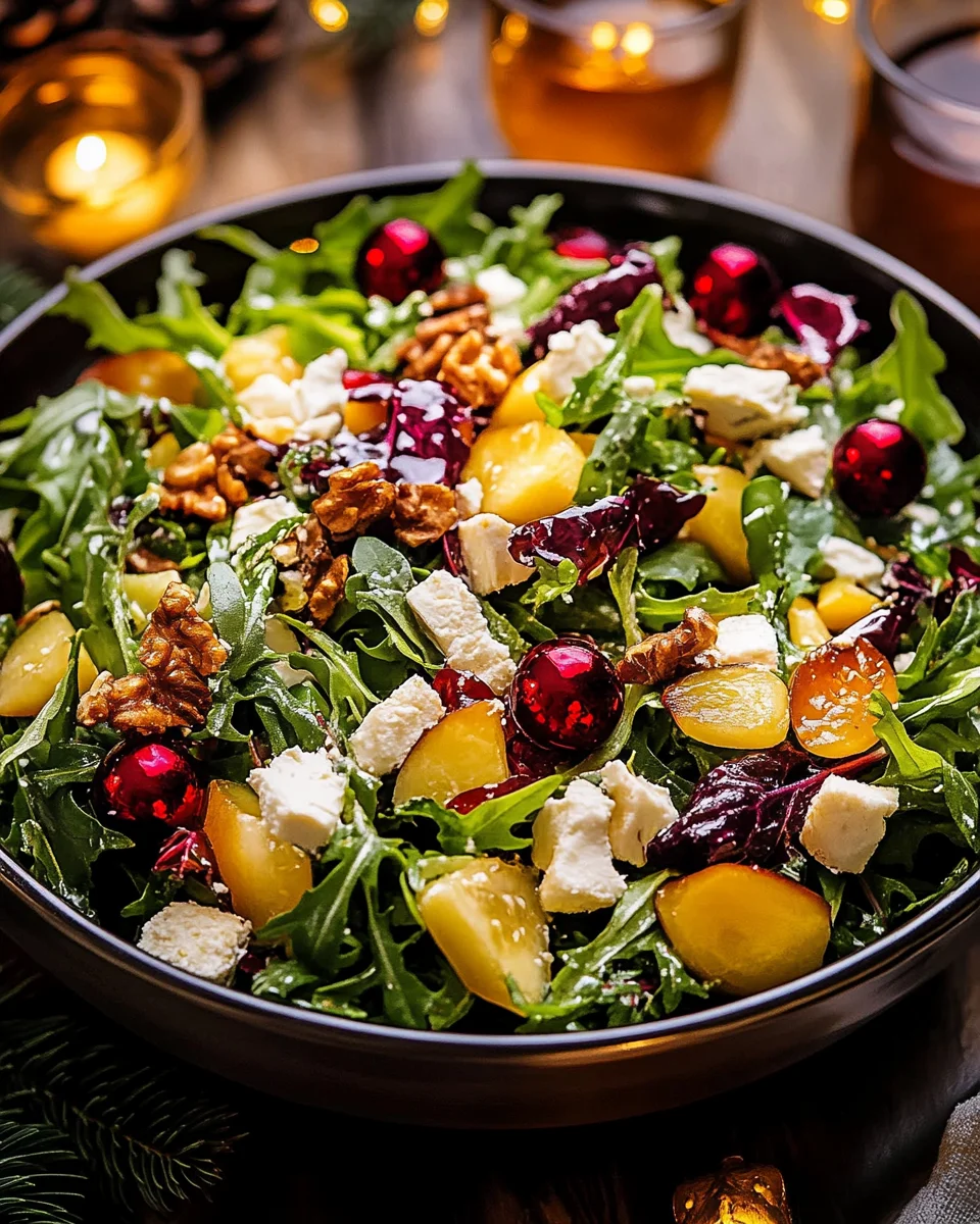 Christmas Salad with Honey Mustard Dressing 18 Christmas