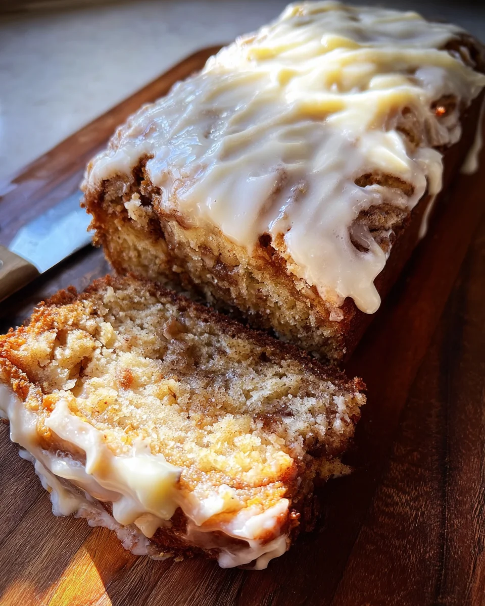 Cinnamon Roll Banana Bread 18 Cinnamon