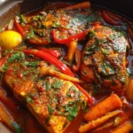 Classic Spicy Moroccan Fish in Rich Sauce