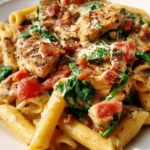 Creamy Chicken Pasta with Bacon