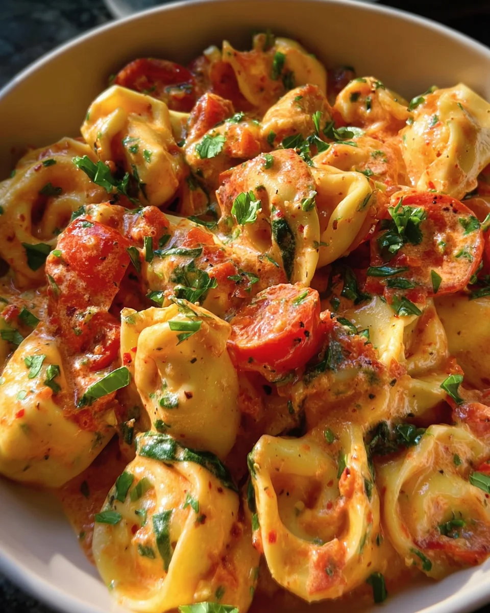 Creamy Tortellini with Tomatoes 20 Creamy