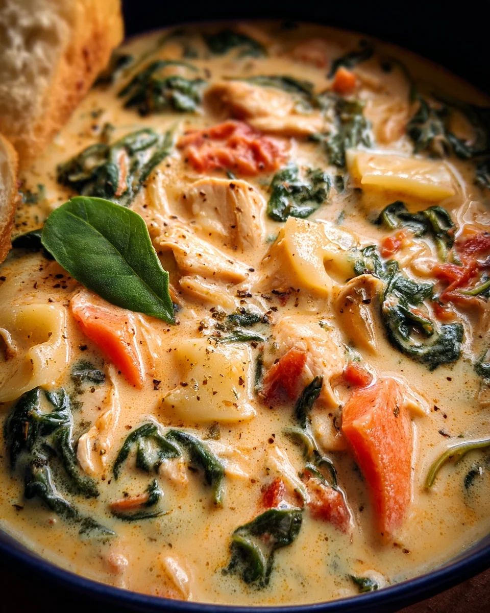 Creamy Tuscan Chicken Soup