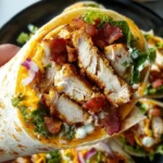 Crispy Chicken Bacon Ranch Wrap