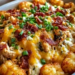 Easy Chicken Bacon Ranch Tater Tot Casserole 21 Easy Chicken Bacon Ranch Tater Tot Casserole