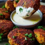 Easy Lentil Patties (with Lemon Tahini Dip) 27 Easy Lentil Patties (with Lemon Tahini Dip)