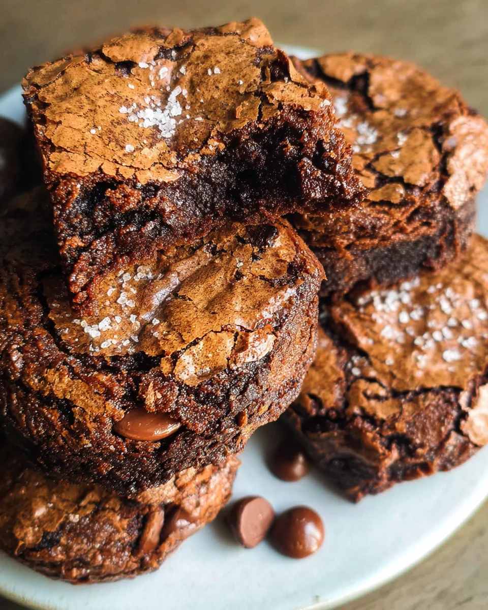 Fudgy Chewy Browkies (Brookies) 25 Fudgy