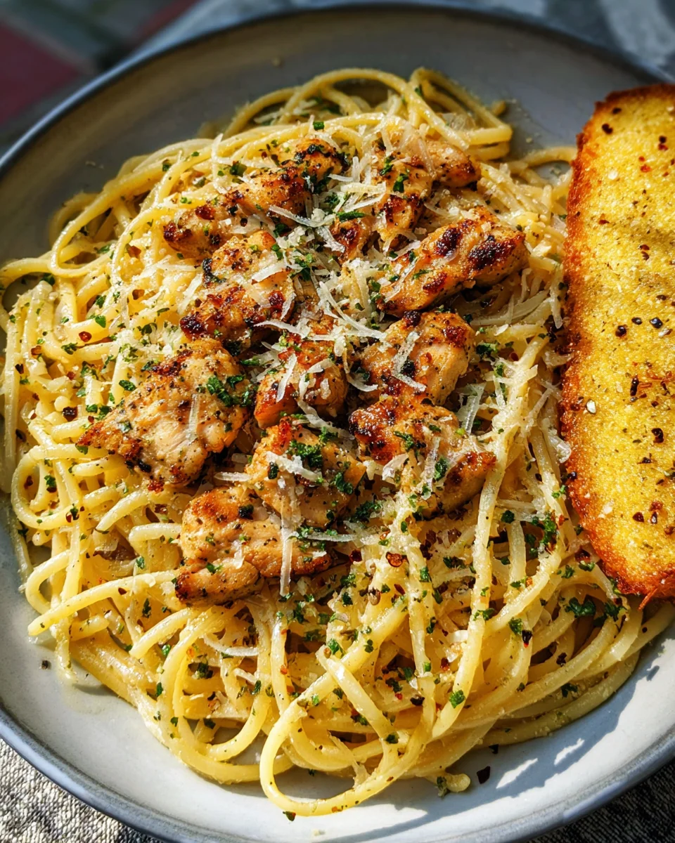 Garlic Butter Chicken Pasta 21 Garlic