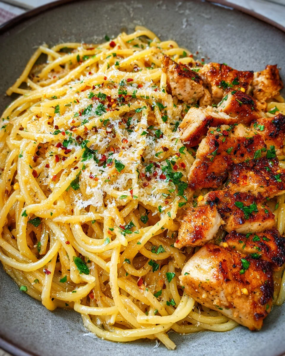Garlic Butter Chicken Pasta 22 Garlic