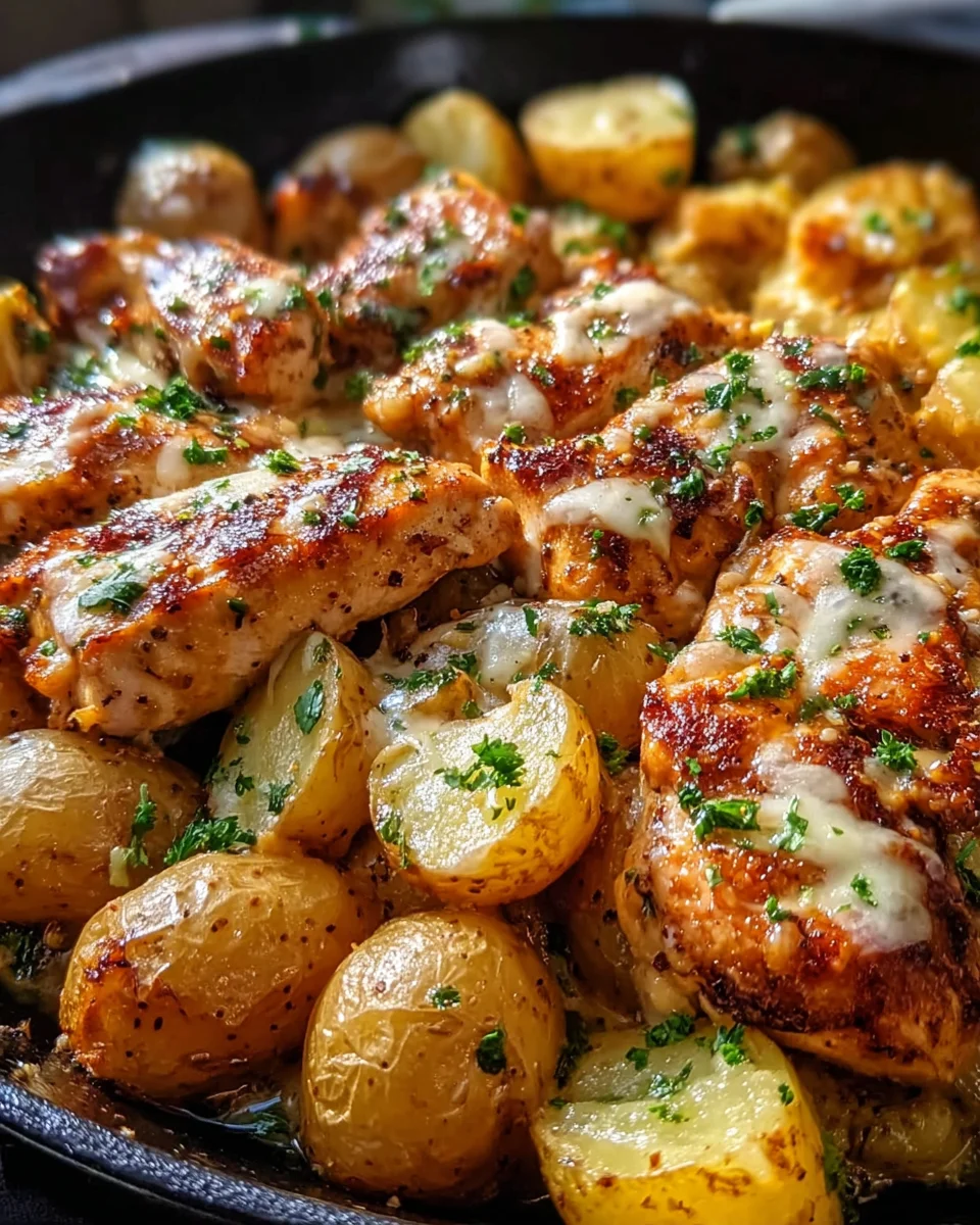 Garlic Parmesan Chicken and Potatoes (One-Pan Dinner) 23 Garlic