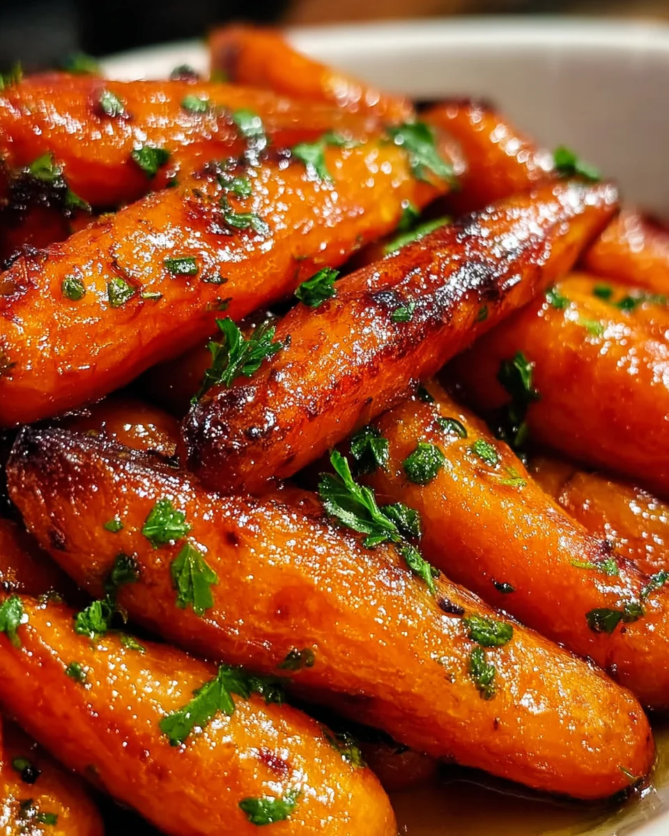 Glazed Roasted Carrots 15 Glazed