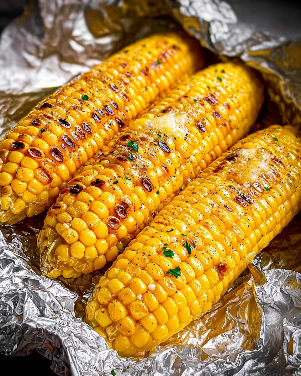 Grilled Corn on the Cob in Foil