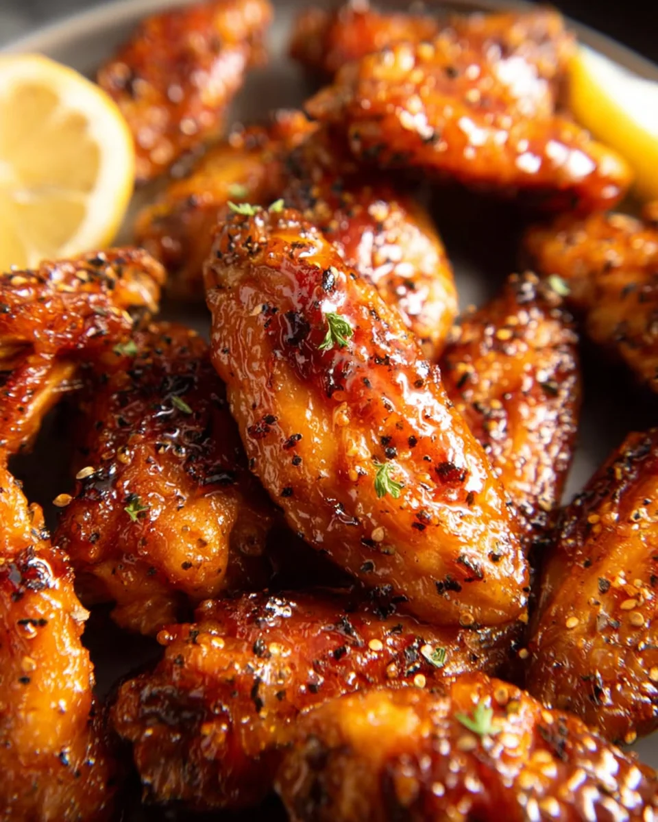 Honey Lemon Pepper Wings
