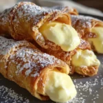 Italian Cream Stuffed Cannoncini