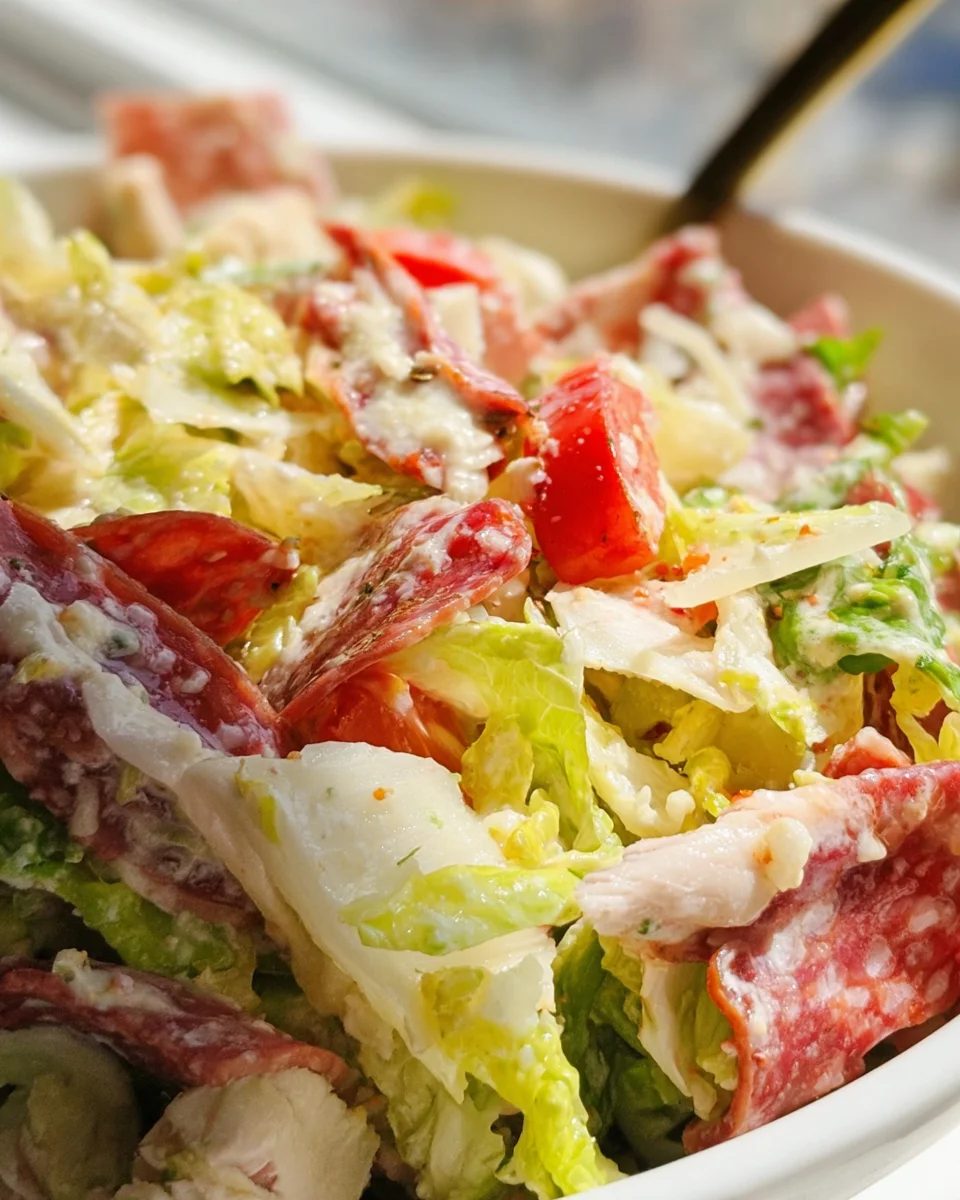 Italian Grinder Salad (Chopped Sub Salad)