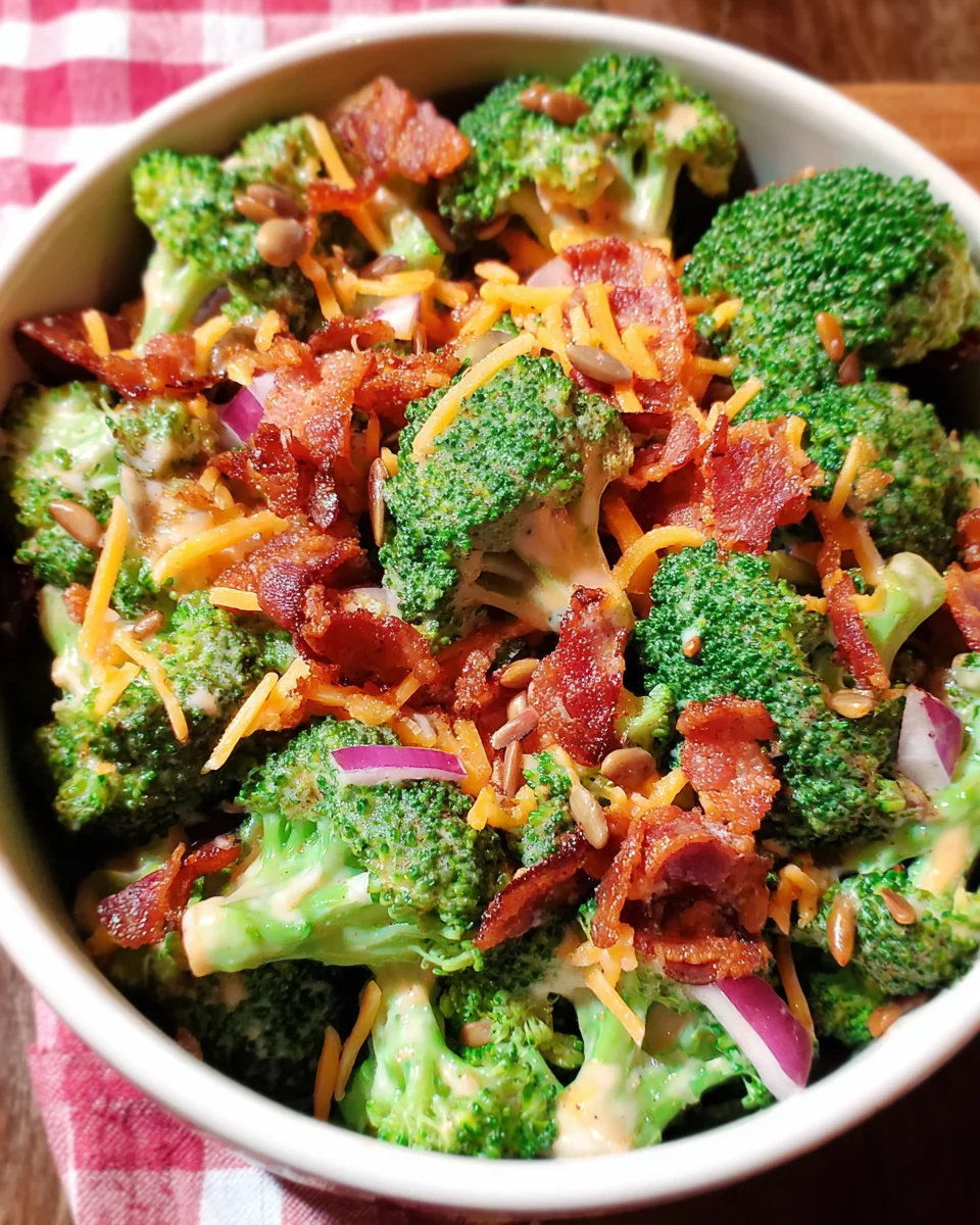 Keto Broccoli Salad Recipe