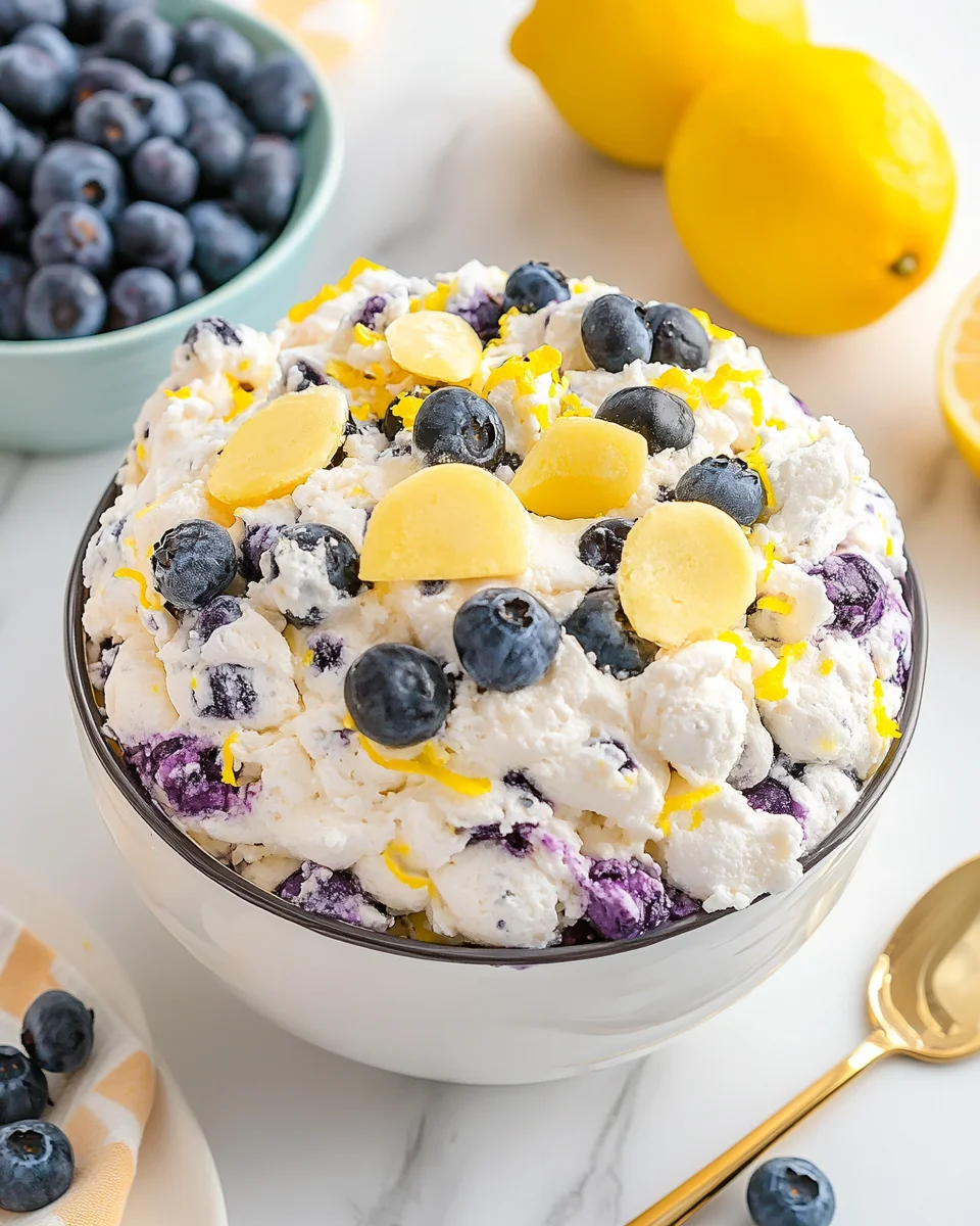 Lemon Blueberry Fluff