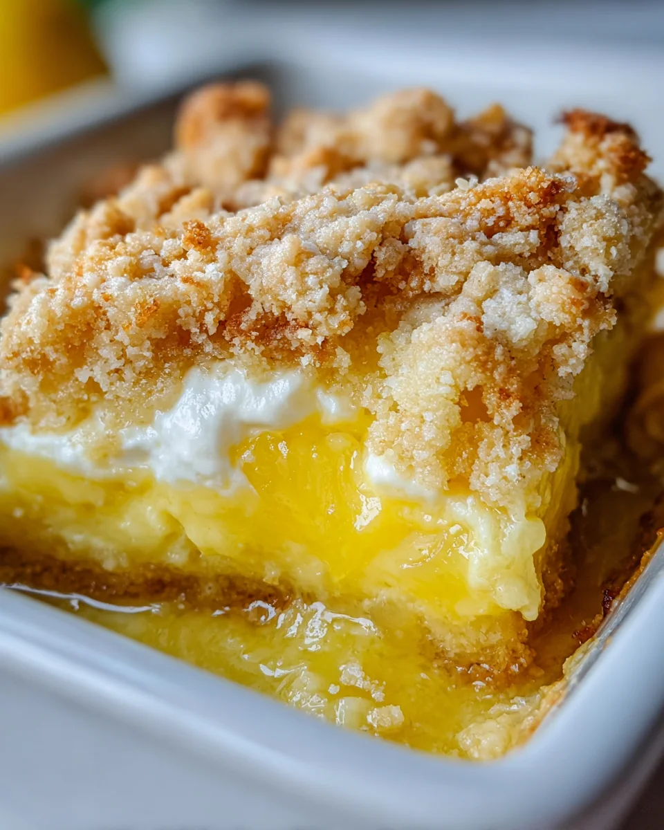 Lemon Cream Cheese Dump Cake Recipe 19 Lemon