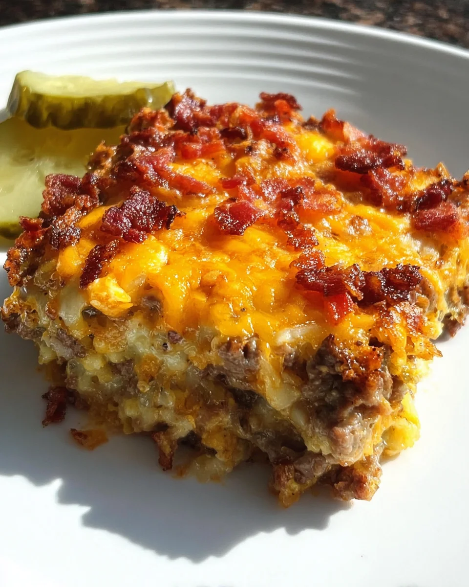 Low-Carb Bacon Cheeseburger Casserole 23 Low-Carb