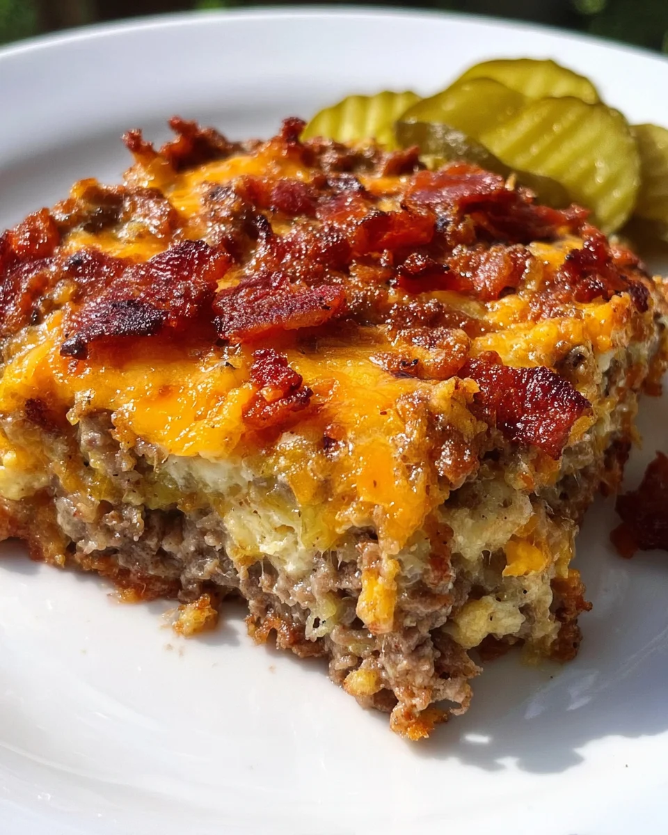 Low-Carb Bacon Cheeseburger Casserole 24 Low-Carb