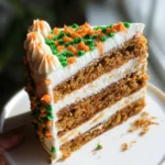 MOIST Vegan Carrot Cake Recipe with Cream Cheese Frosting