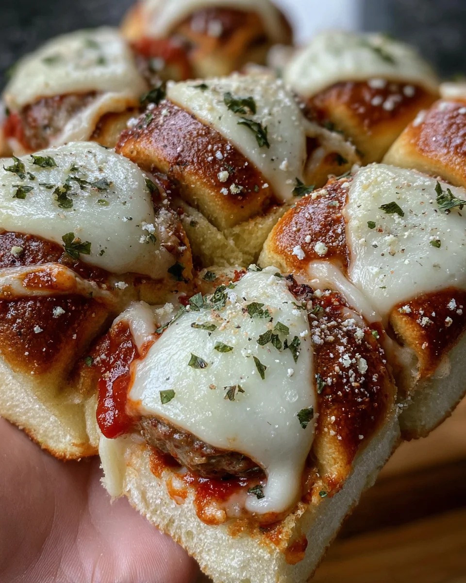 Meatball Parmesan Sliders