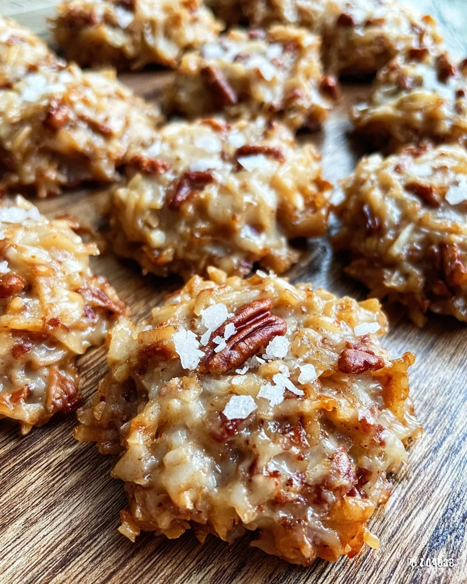 No-Bake Coconut Praline Cookies 22 No-Bake