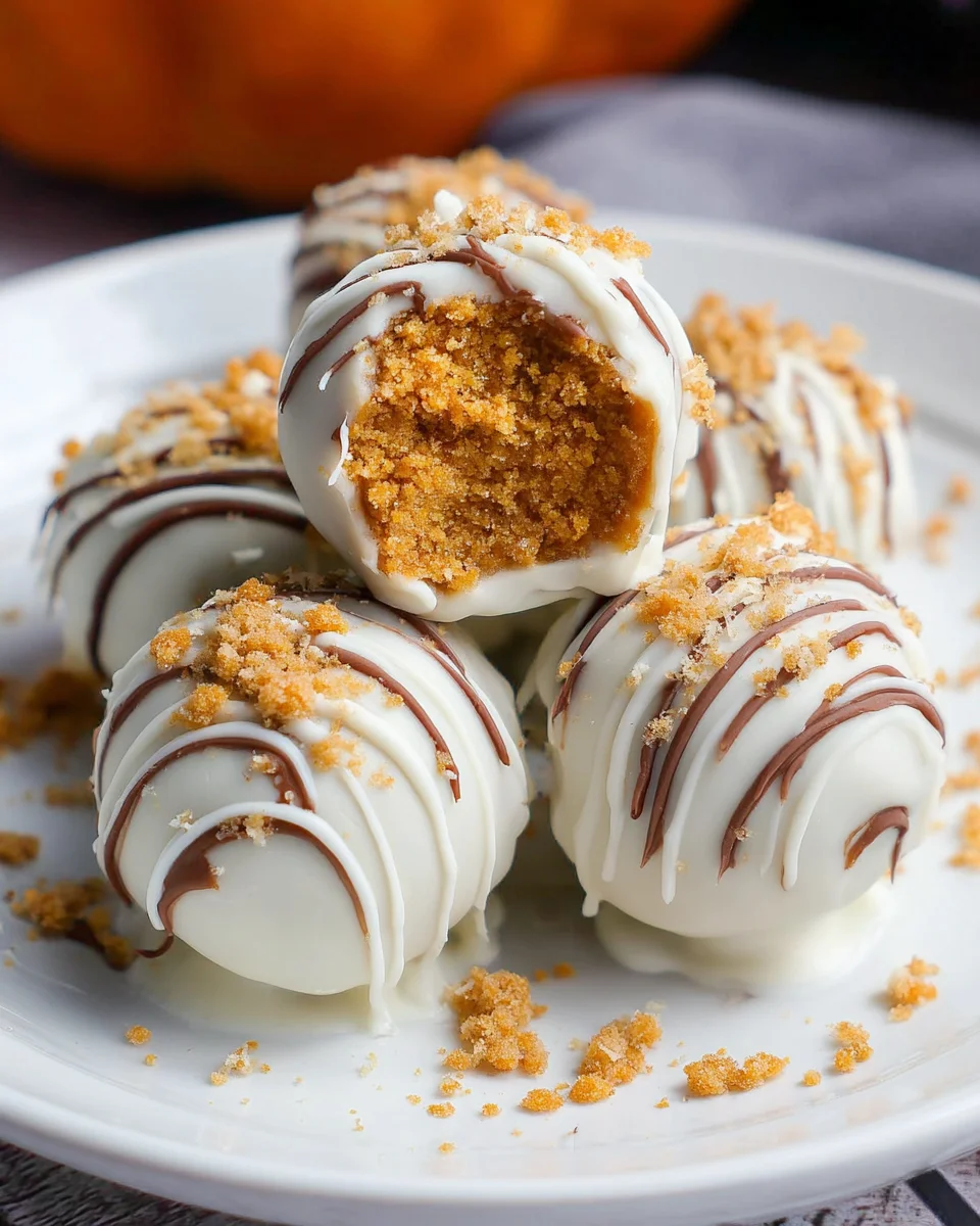 No Bake Pumpkin Balls