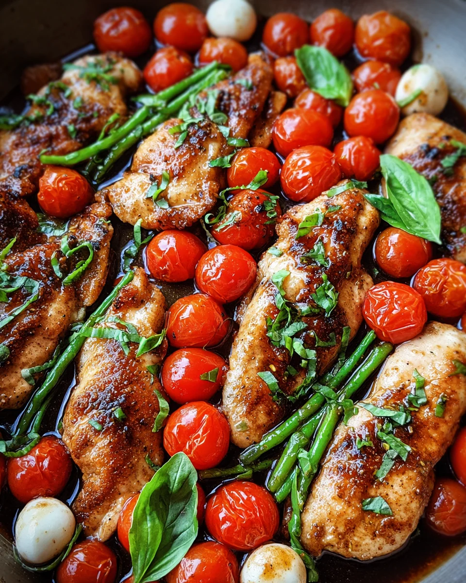One Pan Balsamic Chicken