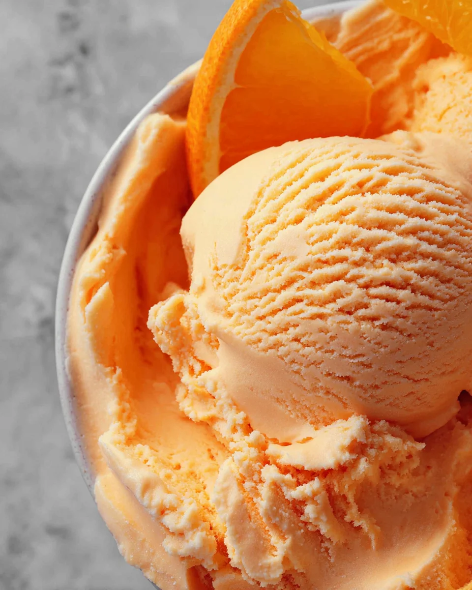 Orange Ice Cream