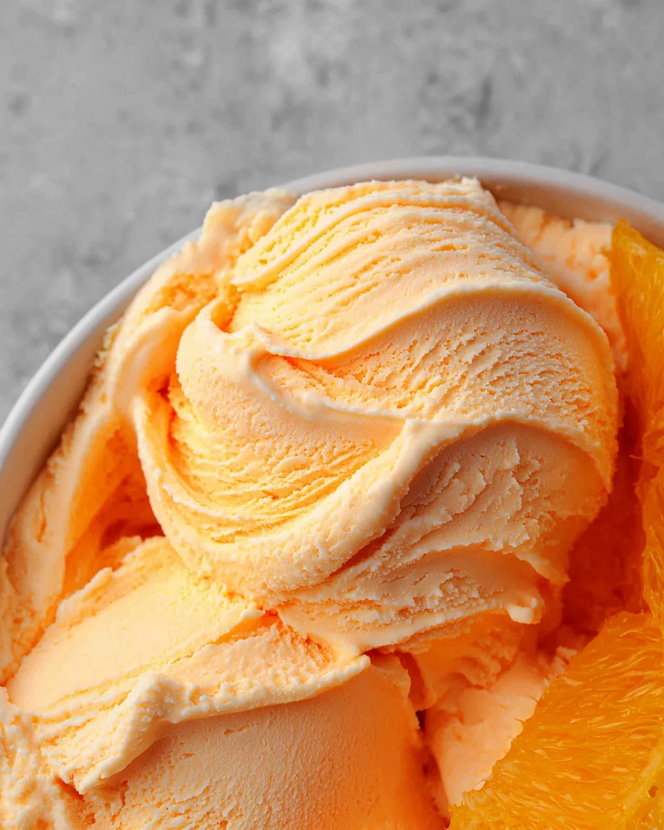 Orange Ice Cream 16 Orange