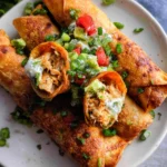 Oven Baked Chicken Taquitos Recipe