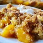 Peach Cobbler with Cake Mix