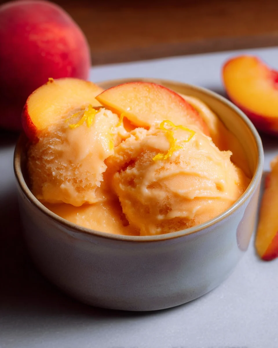 Peach Sorbet 13 Peach