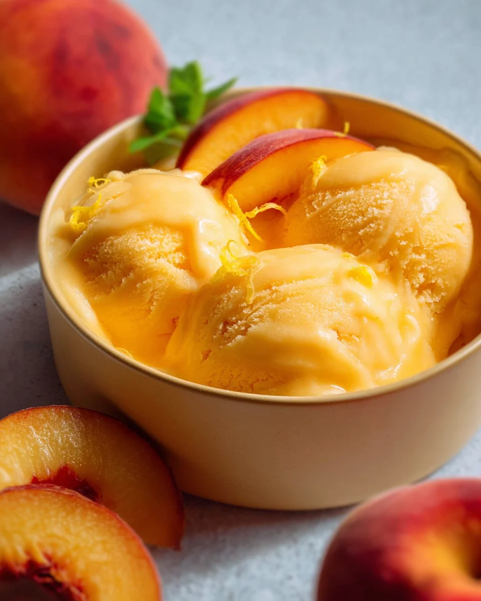 Peach Sorbet 14 Peach