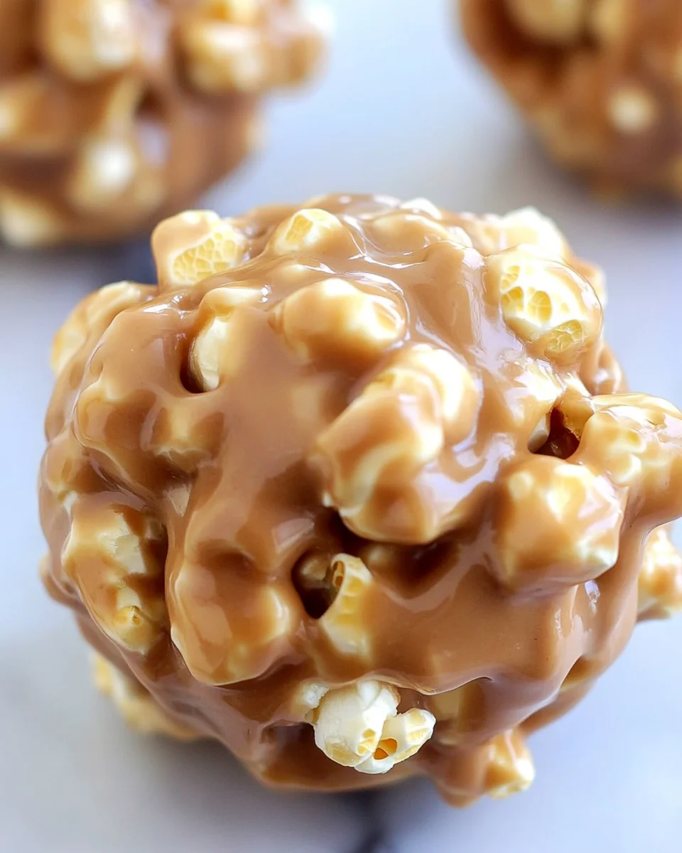 Peanut Butter Popcorn Balls 14 Peanut