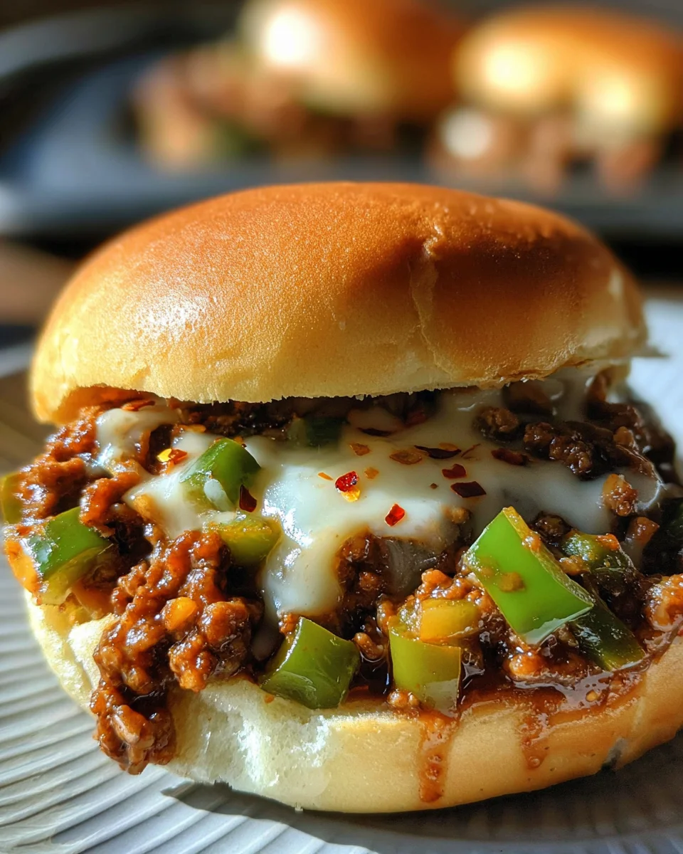 Philly Cheesesteak Sloppy Joes Recipe