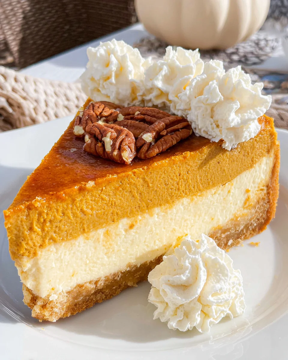 Pumpkin Pie Cheesecake