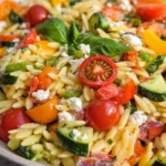 Rainbow Orzo Salad