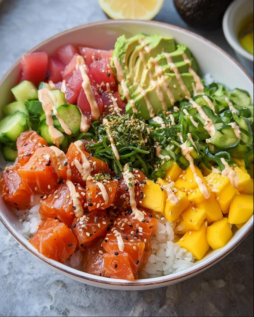 Salmon Poke Bowl 16 Salmon
