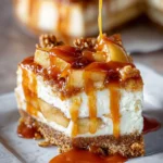 Salted Caramel Apple Pie Cheesecake