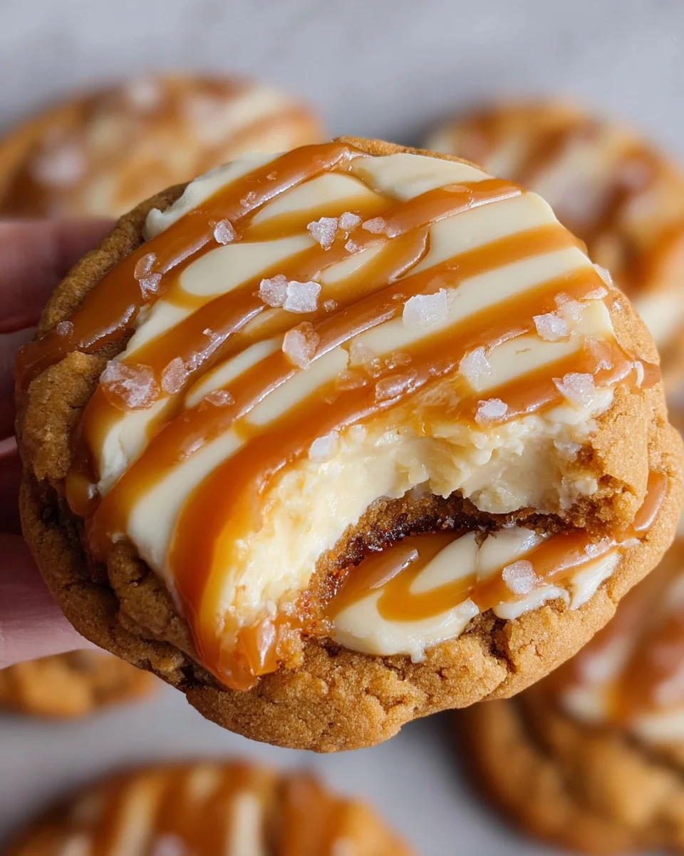 Salted Caramel Cheesecake Cookies Recipe 24 Salted